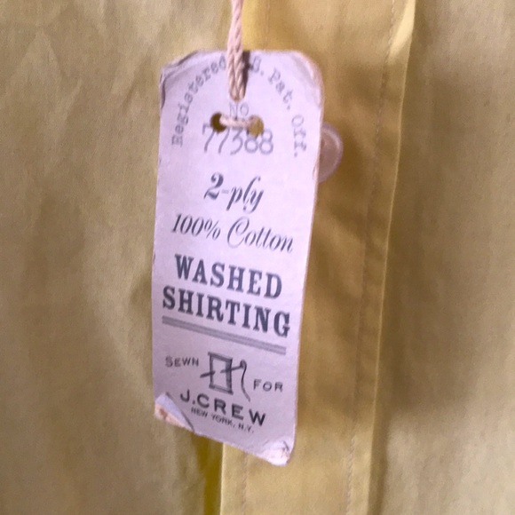 J Crew Button Down Shirt NWT Size M  15-15 1/2 - Picture 3 of 7